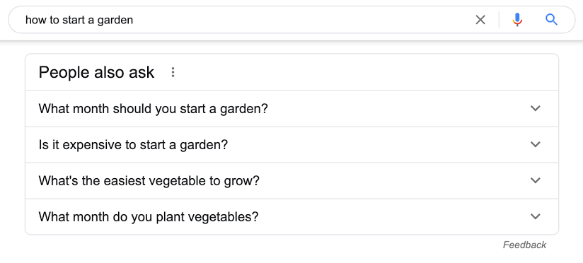 Google's People Also Ask